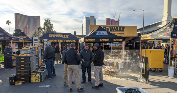 Dewalt Tools WOC2020 Booth