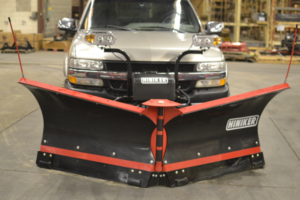 Hiniker Snow Plow on a 3/4 ton truck